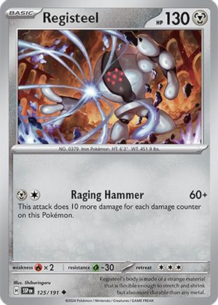 Registeel 125/191 - Uncommon - Reverse Holofoil