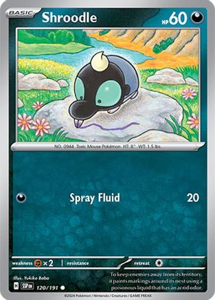 Shroodle 120/191 - Common - Reverse Holofoil