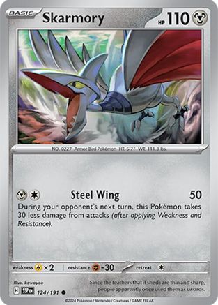 Skarmory 124/191 - Common - Reverse Holofoil