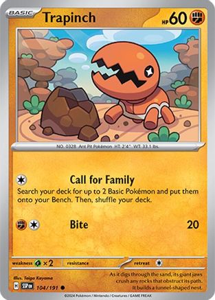 Trapinch 104/191 - Common