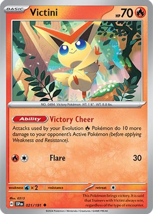 Victini 021/191 - Uncommon - Reverse Holofoil