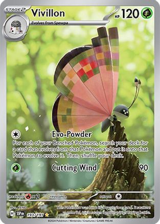 Vivillon 193/191 - Illustration Rare - Holofoil