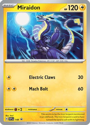 Miraidon (148) - SV Scarlet & Violet Promo Cards Holofoil