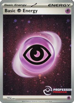 Psychic Energy (2023) (005) - Professor Program Promos Holofoil