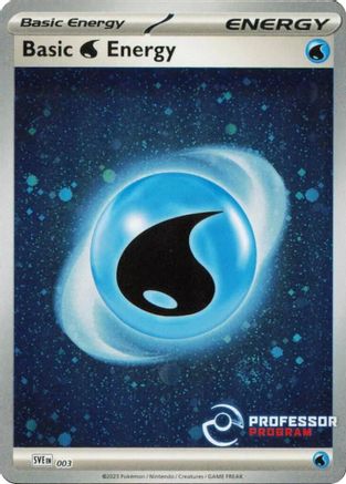 Water Energy () (003) - Professor Program Promos Holofoil