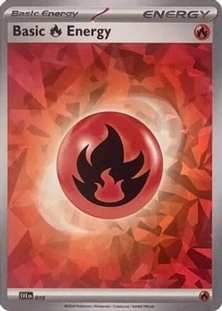 Basic Fire Energy (Cracked Ice Holo) 010 - Common - Holofoil