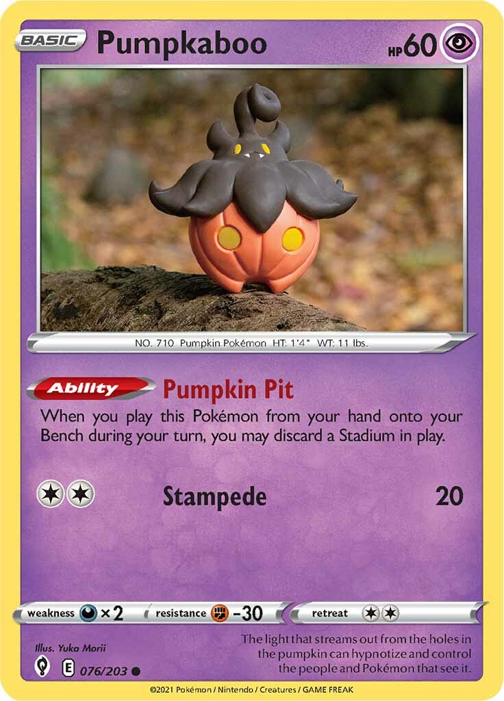 Pumpkaboo (076/203) [Sword & Shield: Evolving Skies]