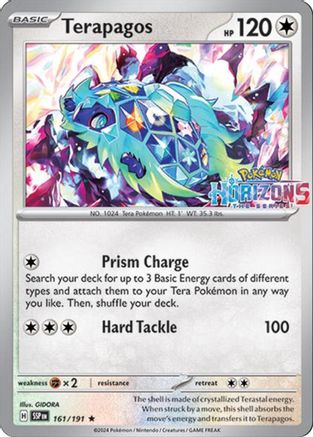 Terapagos 161/191 - Rare - Reverse Holofoil