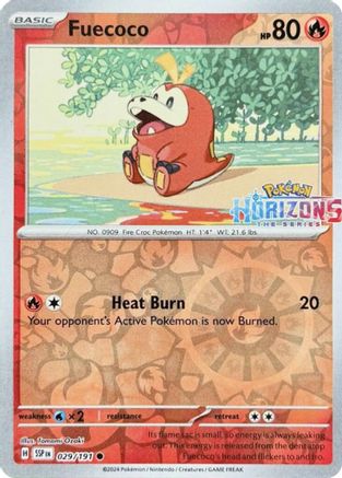 Fuecoco (029/191) - Miscellaneous Cards & Products Reverse Holofoil