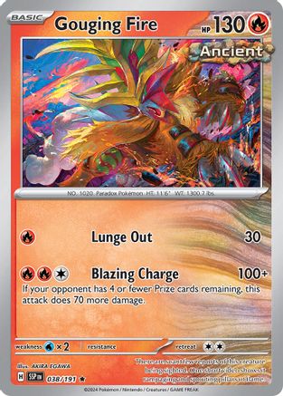 Gouging Fire (038/191) - Deck Exclusives