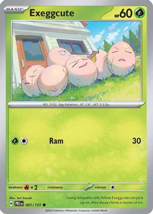 Exeggcute 001/131 - Common