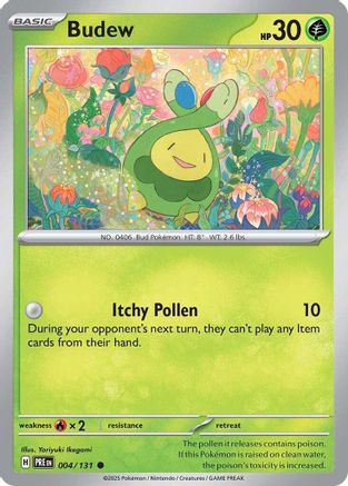 Budew 004/131 - Common - Reverse Holofoil