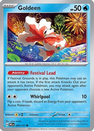 Goldeen 020/131 - Common - Reverse Holofoil