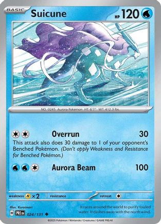 Suicune 024/131 - Uncommon - Reverse Holofoil