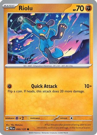 Riolu 050/131 - Common - Reverse Holofoil