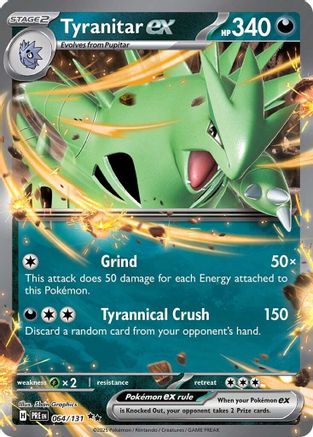 Tyranitar ex 064/131 - Double Rare - Holofoil