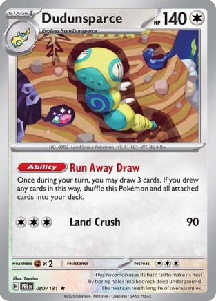 Dudunsparce 080/131 - Rare - Holofoil