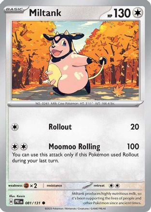 Miltank 081/131 - Common - Reverse Holofoil