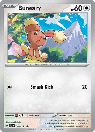 Buneary 083/131 - Common - Reverse Holofoil