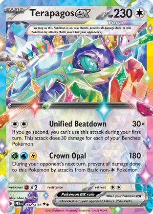 Terapagos ex 092/131 - Double Rare - Holofoil