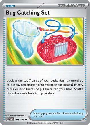 Bug Catching Set 102/131 - Uncommon - Reverse Holofoil