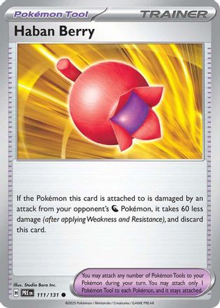 Haban Berry 111/131 - Common - Reverse Holofoil