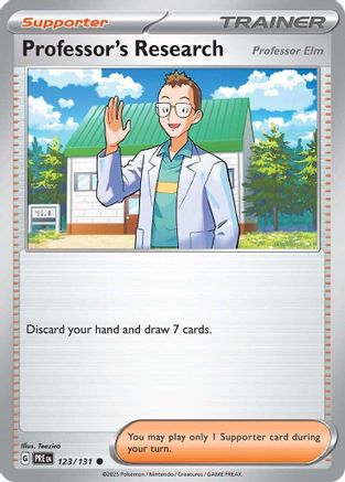 Professor's Research [Professor Elm] 123/131 - Common - Reverse Holofoil