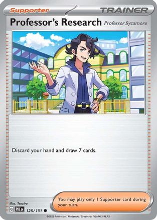Professor's Research [Professor Sycamore] 125/131 - Common - Reverse Holofoil