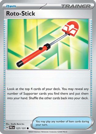 Roto-Stick 127/131 - Common - Reverse Holofoil