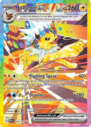 Jolteon ex 153/131 - Special Illustration Rare - Holofoil