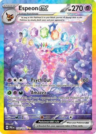 Espeon ex 155/131 - Special Illustration Rare - Holofoil