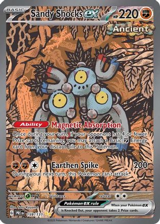 Sandy Shocks ex 159/131 - Special Illustration Rare - Holofoil