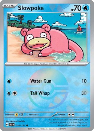 Slowpoke (Poke Ball Pattern) 018/131 - Common - Holofoil
