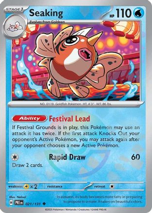 Seaking (Poke Ball Pattern) 021/131 - Uncommon - Holofoil