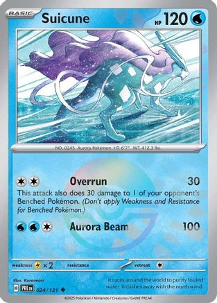 Suicune (Poke Ball Pattern) 024/131 - Uncommon - Holofoil