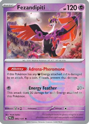 Fezandipiti (Poke Ball Pattern) 045/131 - Rare - Holofoil