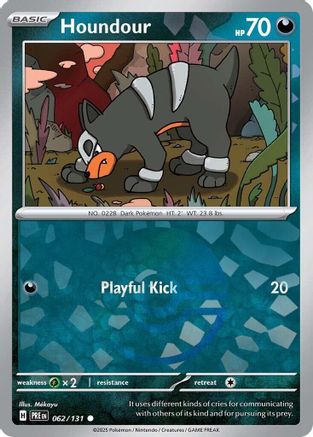 Houndour (Poke Ball Pattern) 062/131 - Common - Holofoil