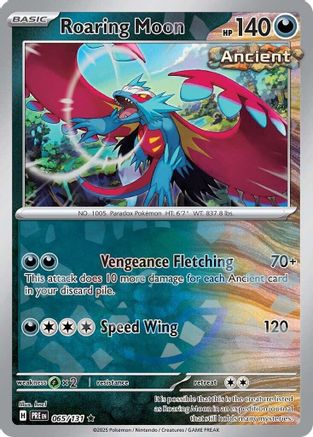 Roaring Moon (Poke Ball Pattern) 065/131 - Rare - Holofoil