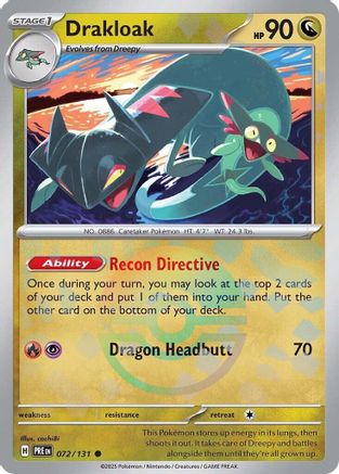 Drakloak (Poke Ball Pattern) 072/131 - Common - Holofoil
