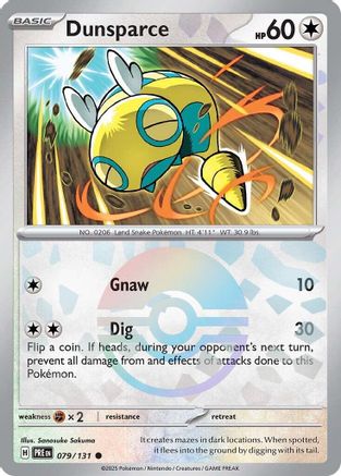 Dunsparce (Poke Ball Pattern) 079/131 - Common - Holofoil