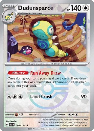 Dudunsparce (Poke Ball Pattern) 080/131 - Rare - Holofoil