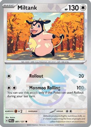 Miltank (Poke Ball Pattern) 081/131 - Common - Holofoil