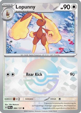 Lopunny (Poke Ball Pattern) 084/131 - Common - Holofoil