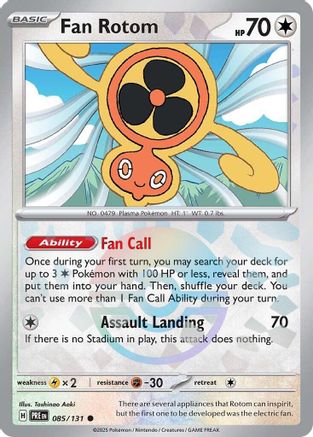 Fan Rotom (Poke Ball Pattern) 085/131 - Common - Holofoil