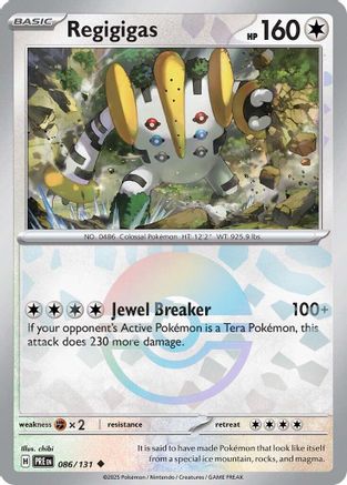 Regigigas (Poke Ball Pattern) 086/131 - Uncommon - Holofoil
