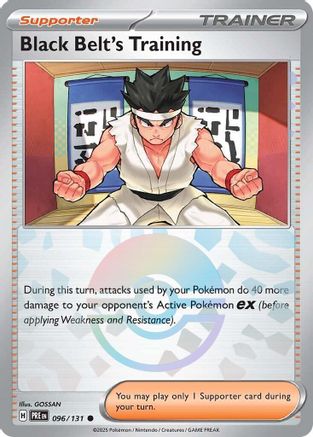 Black Belt's Training 096/131 - Common - Holofoil