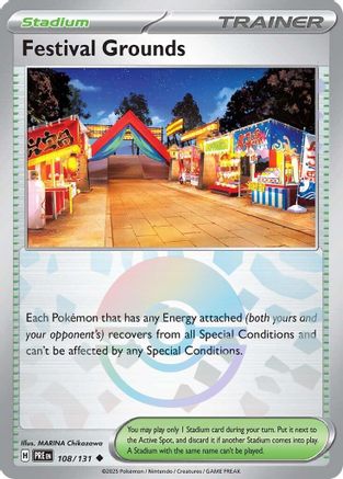 Festival Grounds (Poke Ball Pattern) 108/131 - Uncommon - Holofoil