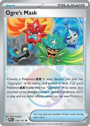 Ogre's Mask (Poke Ball Pattern) 118/131 - Uncommon - Holofoil