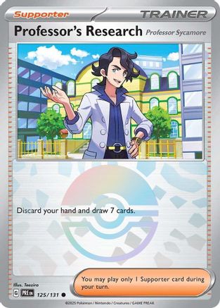 Professor's Research [Professor Sycamore] (Poke Ball Pattern) 125/131 - Common - Holofoil