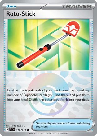 Roto-Stick (Poke Ball Pattern) 127/131 - Common - Holofoil